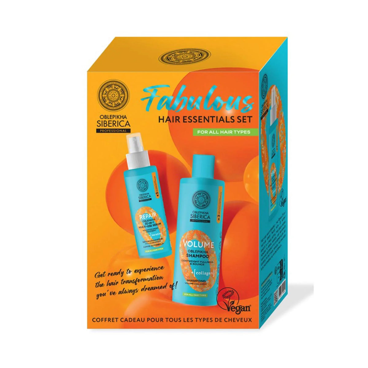 Natura Siberica Volume Repair Set Shampoo 200ml + Conditioner 200ml