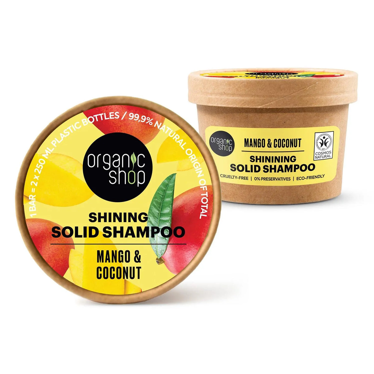 Organic Shop Mango Shine Solid Shampoo 60g