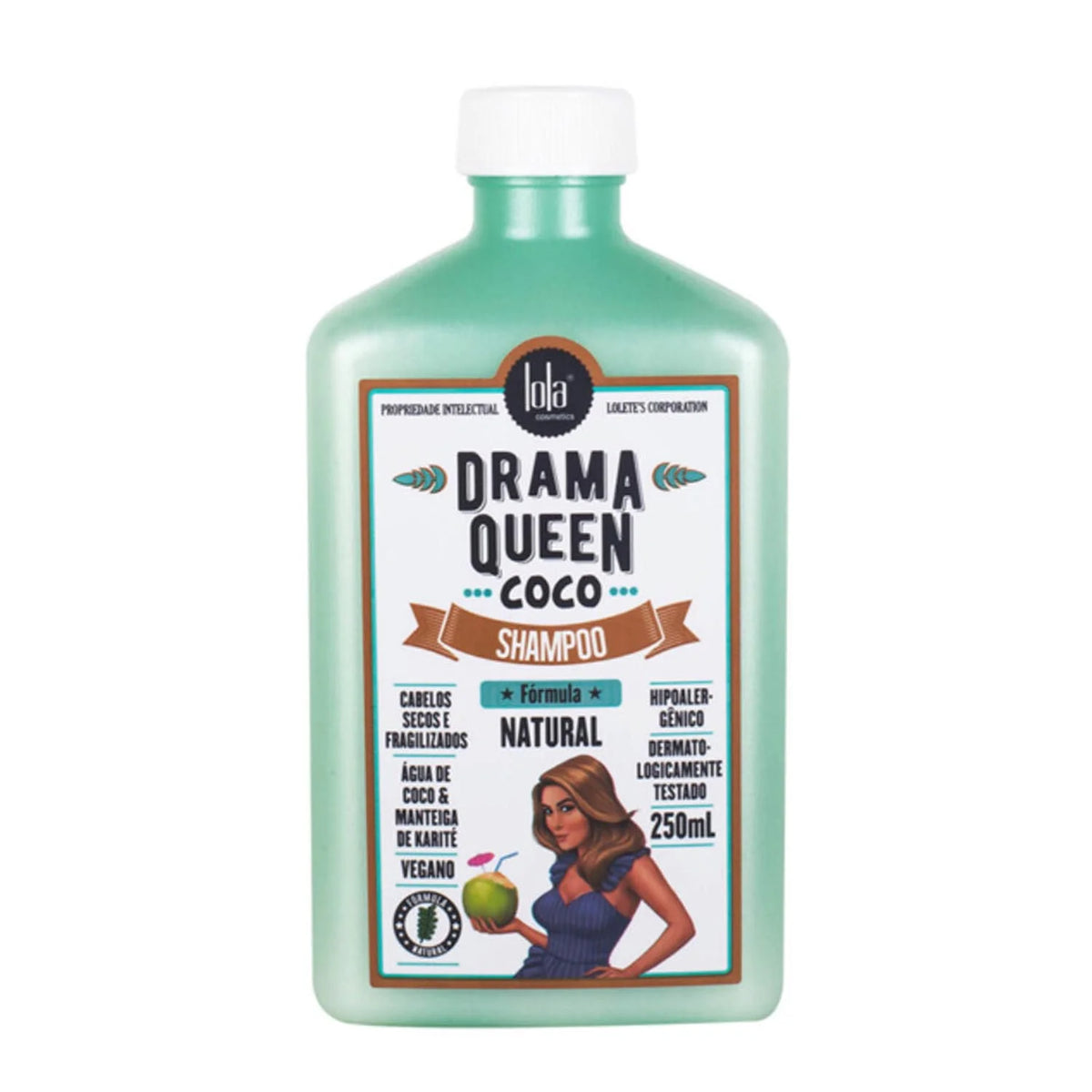Lola Cosmetics Drama Queen Coco Natural Shampoo 250ml