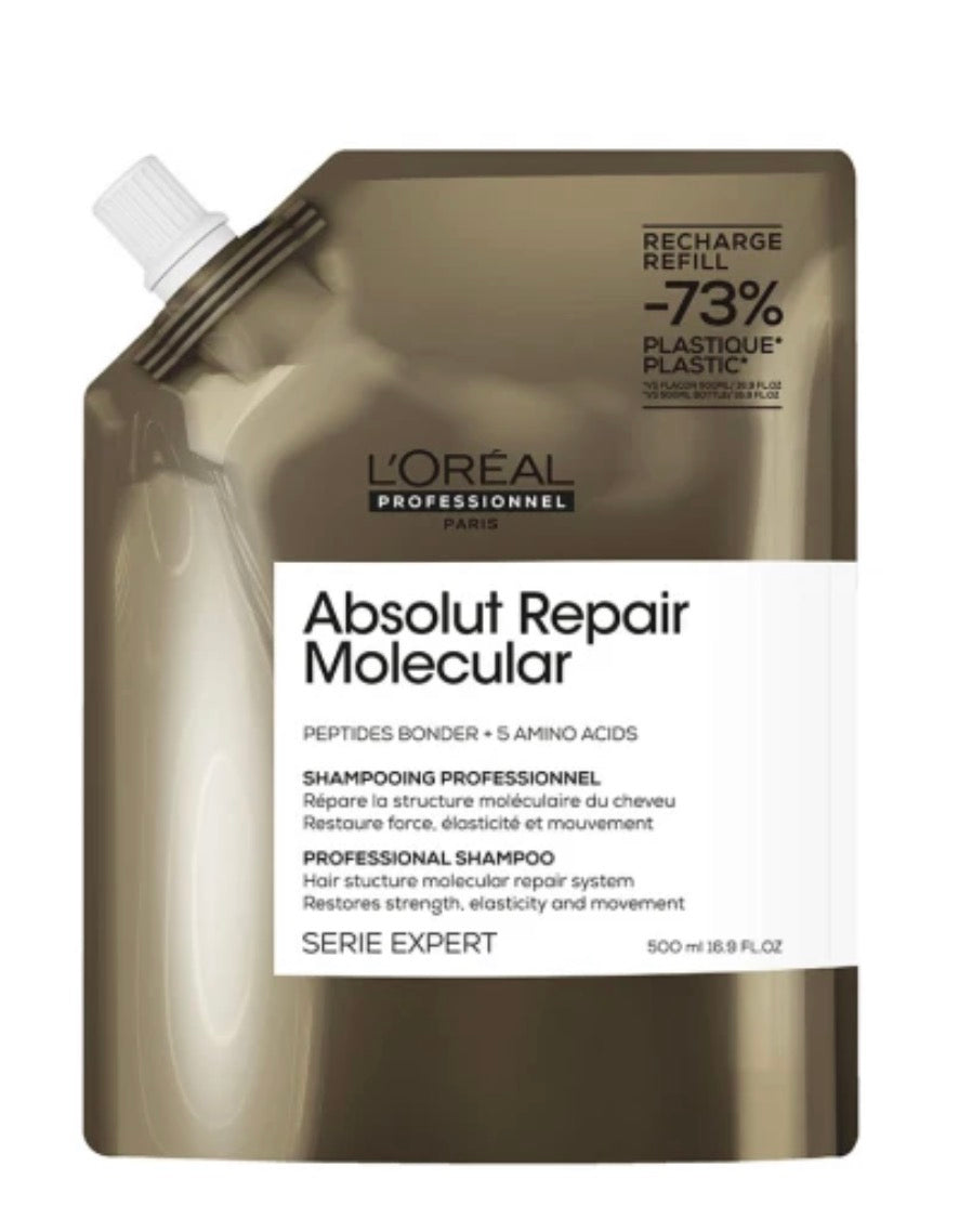 L'Oréal Professionnel Absolut Repair Molecular Sulfate-Free Shampoo Refill 500ml