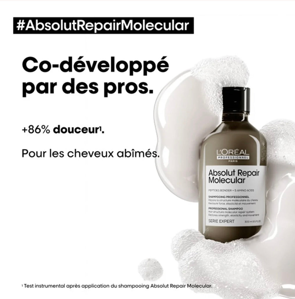 L'Oréal Professionnel Absolut Repair Molecular Sulfate-Free Shampoo Refill 500ml
