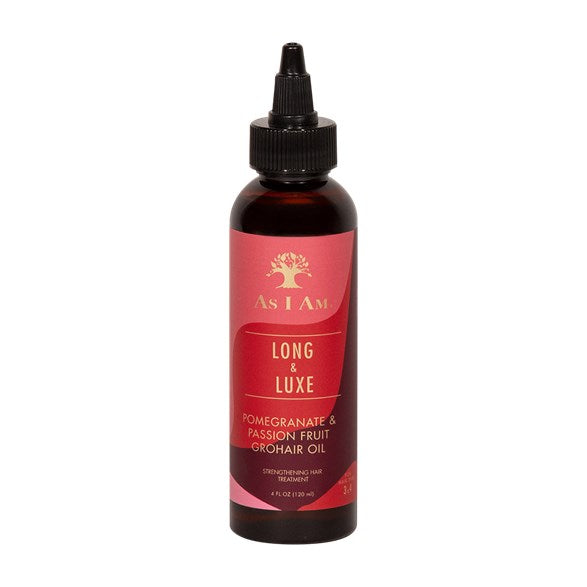 As I Am Long and Luxe Pomegranate Passion Fruit Grohair Oil 120ml