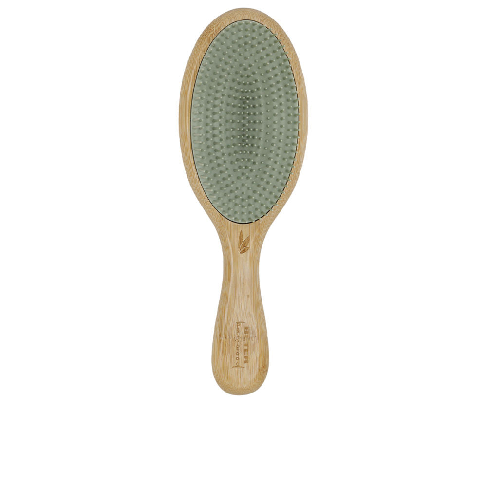 Beter Bamwood Round Brush with Nylon Bristles