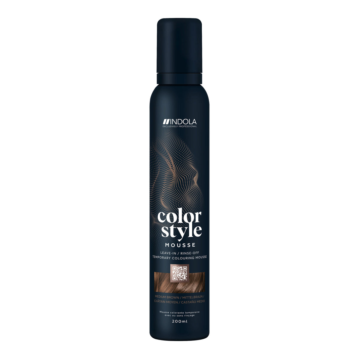 Espuma de coloración Color Style Mousse Castaño Medio 200 ml — vue avant