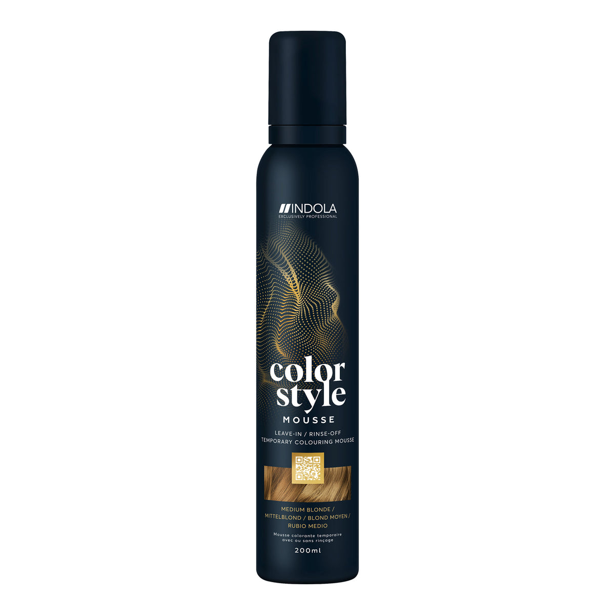 Espuma de coloración Color Style Mousse Rubio Medio 200 ml — vue avant