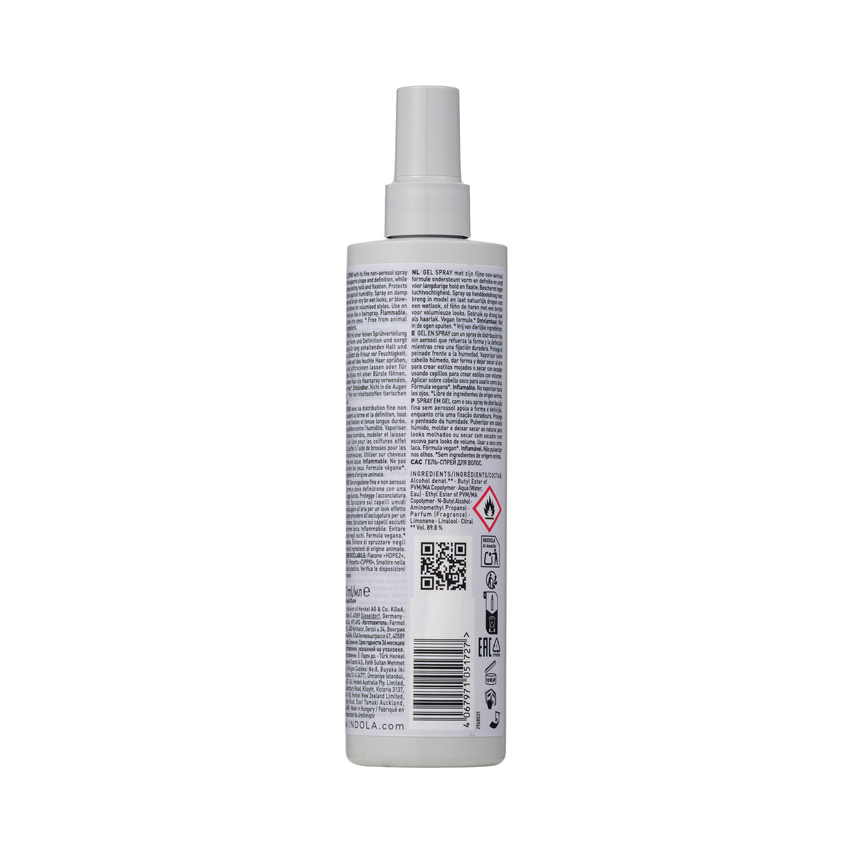 Indola Gel Fijador En Spray 300ml — vue complémentaire 1