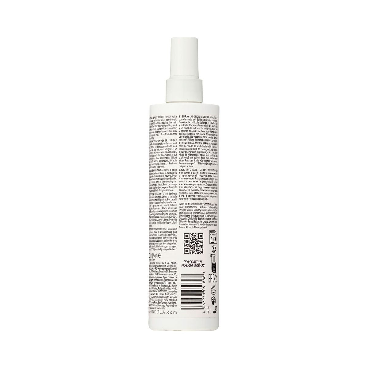 Indola Hydrate Spray Conditioner 300 ml — vue arrière