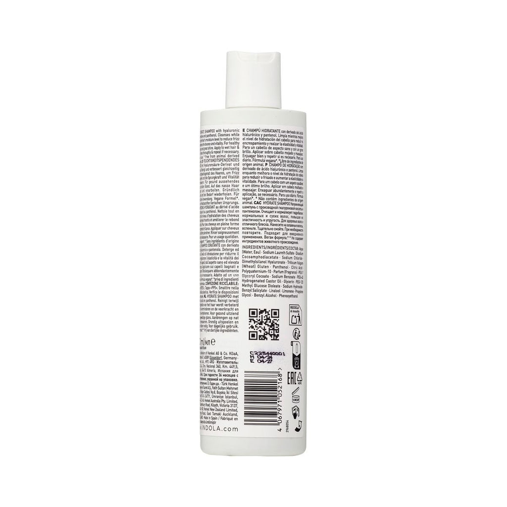Indola Hydrate Shampoo 300 ml — vue arrière