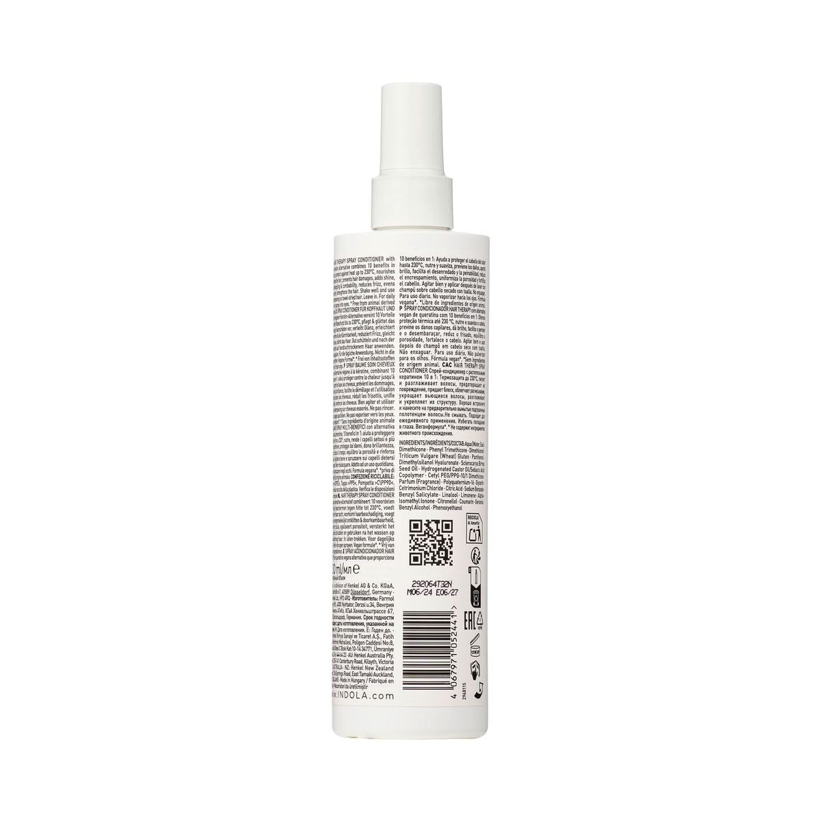 Indola Spray Acondicionador Multi-Beneficio Hair Therapy 300ml — vue complémentaire 1