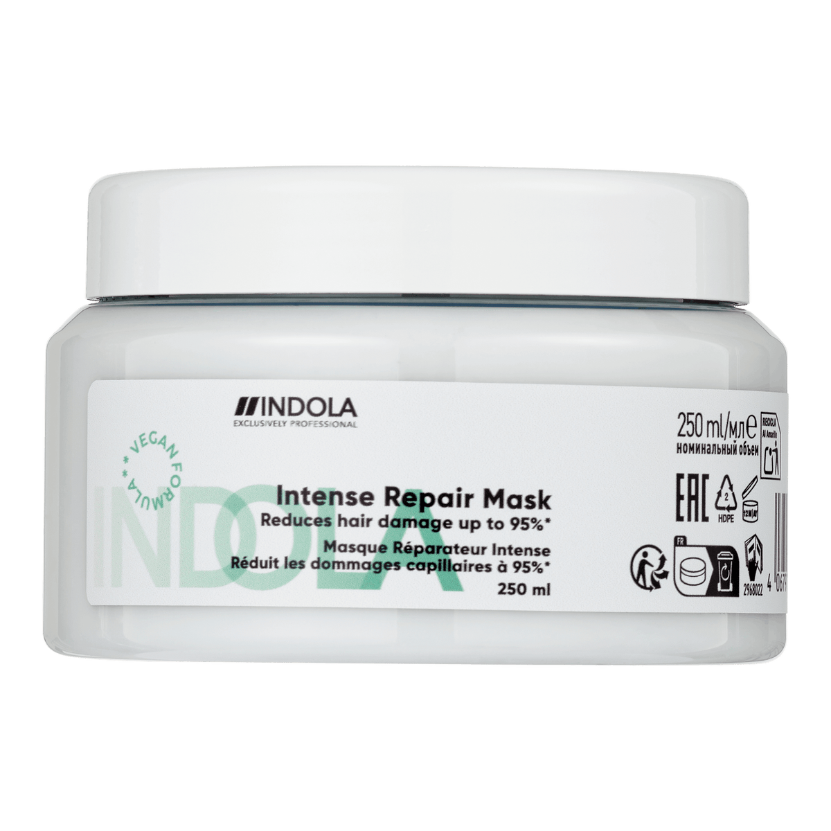 Indola Mascarilla De Reparación Intensa 250ml — vue avant