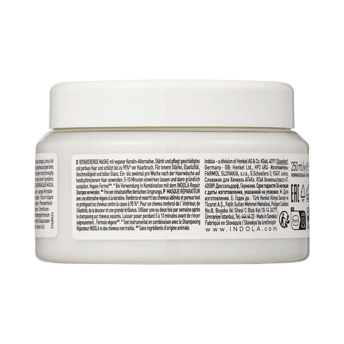 Indola Tratamiento Reparador 250ml — vue complémentaire 1