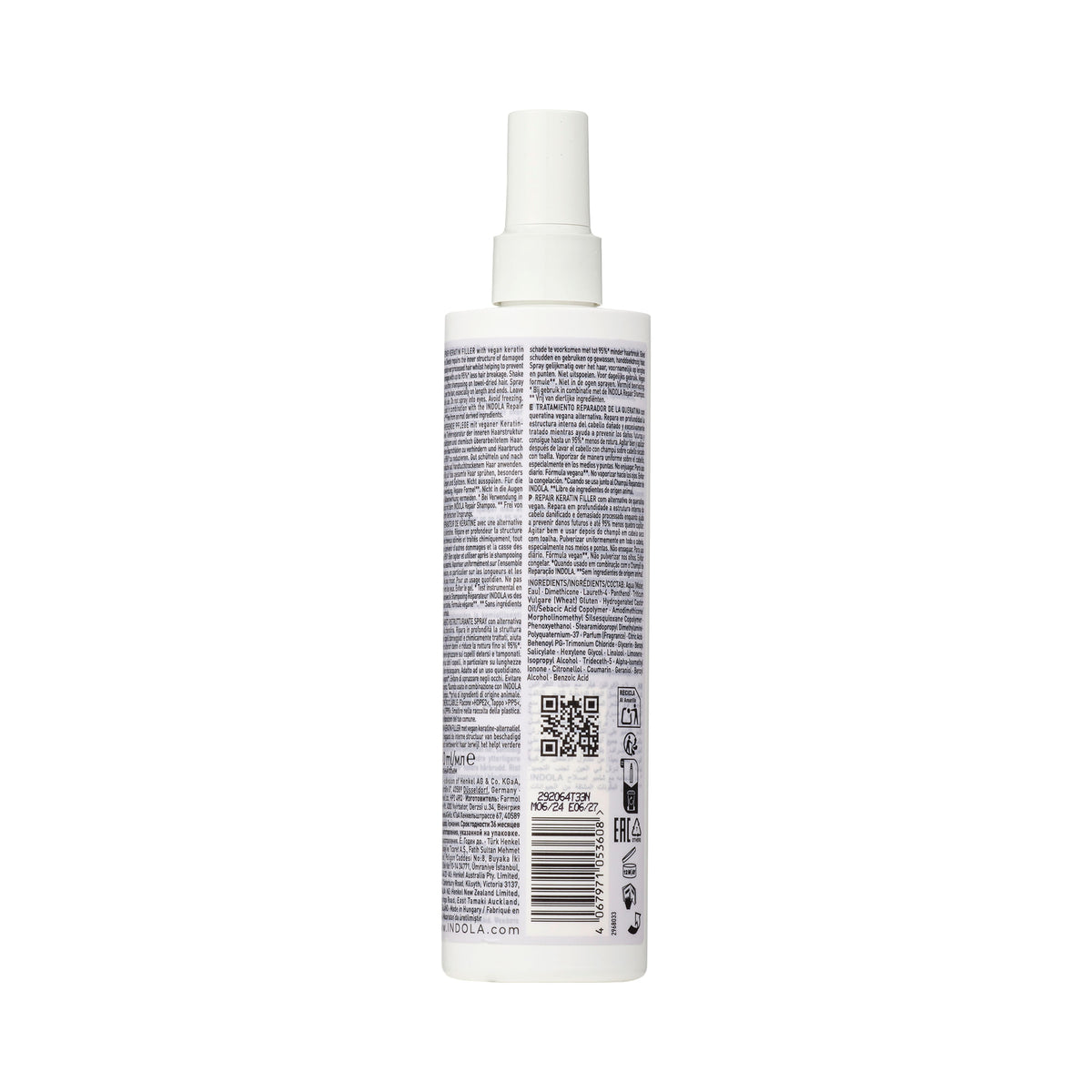 Indola Tratamiento Reparador De La Queratina Keratin Filler 300ml — vue complémentaire 1