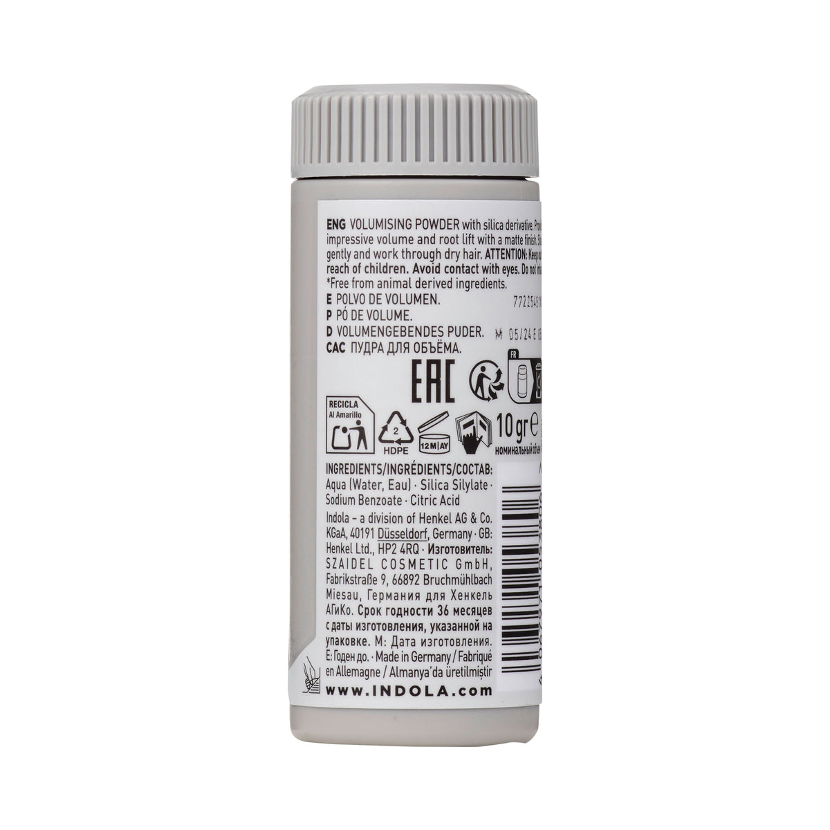 Indola Polvo De Volumen 10gr — vue complémentaire 1