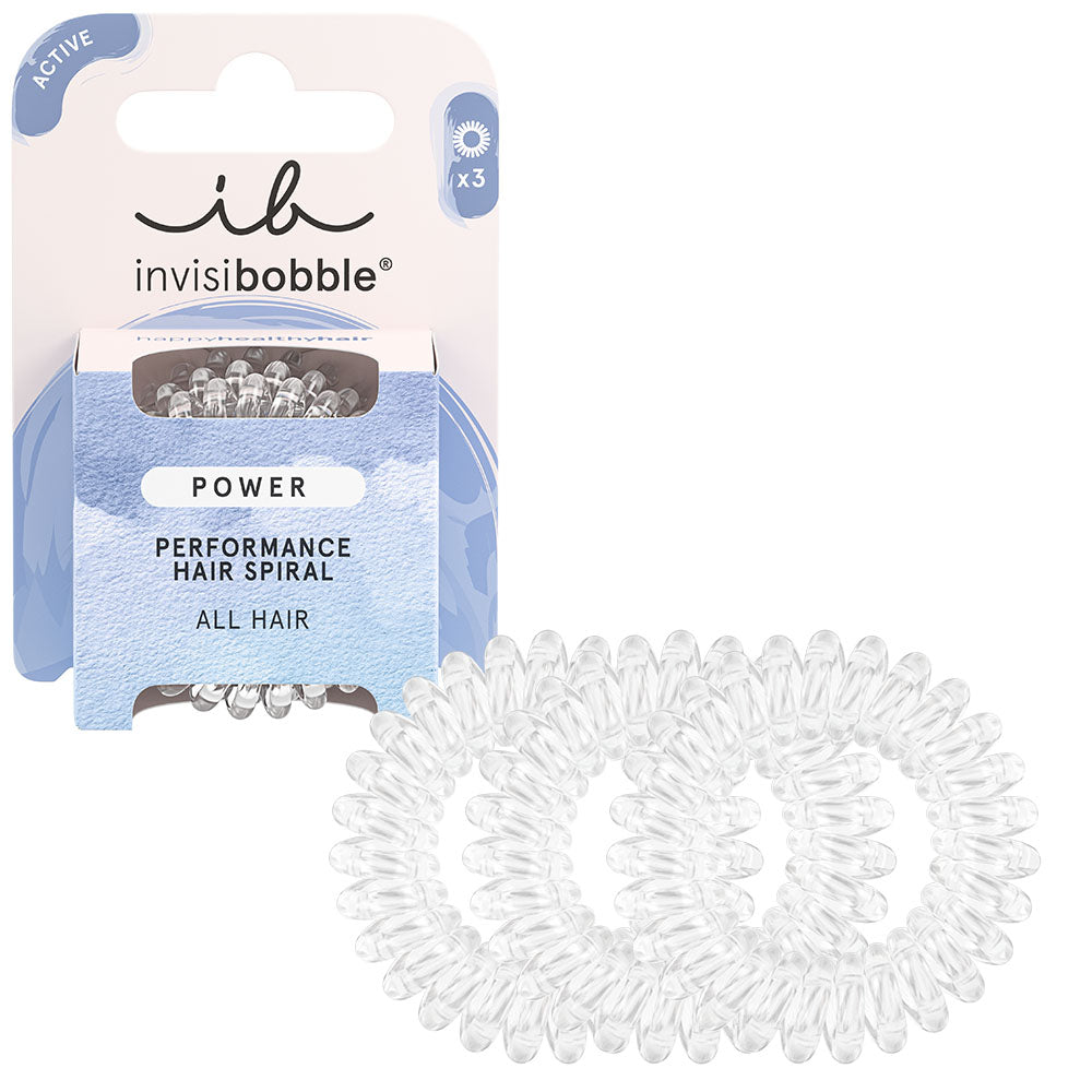Invisibobble Power Crystal Clear 3 Pack