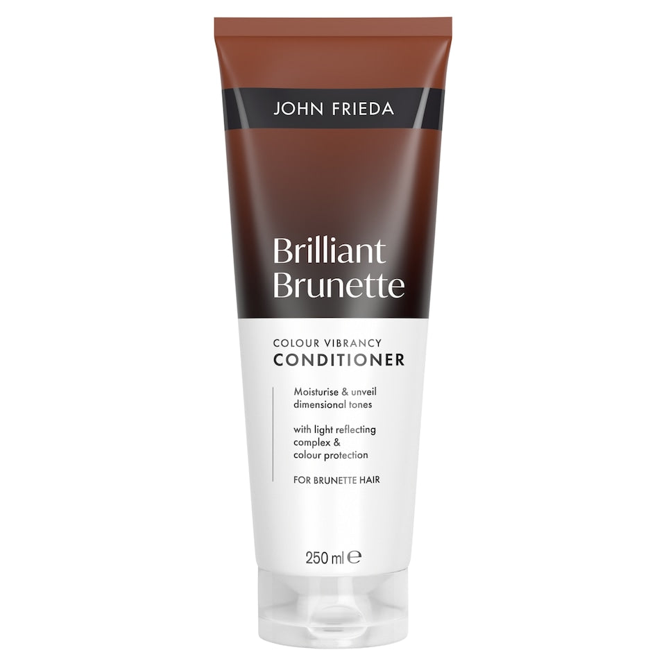 John Frieda Brilliant Brunette Colour Vibrancy Conditioner 250ml