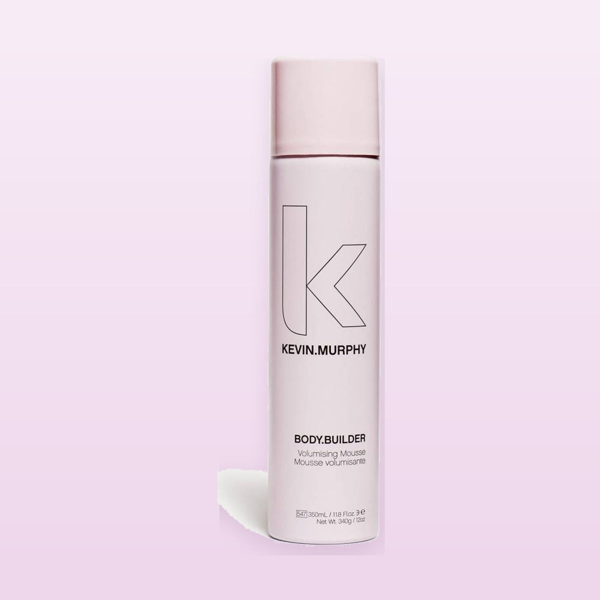 Kevin Murphy Body Builder Volumising Mousse 400ml on a soft pastel background