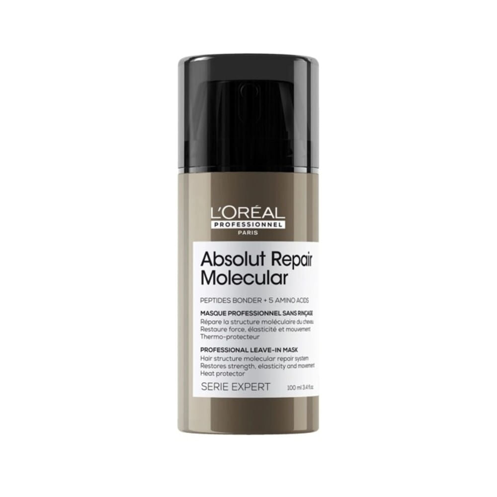L'oreal Professionnel Absolut Repair Molecular Mascarilla Profesional Reparadora Sin Aclarado Para Cabello Dañado 100ml — photo produit