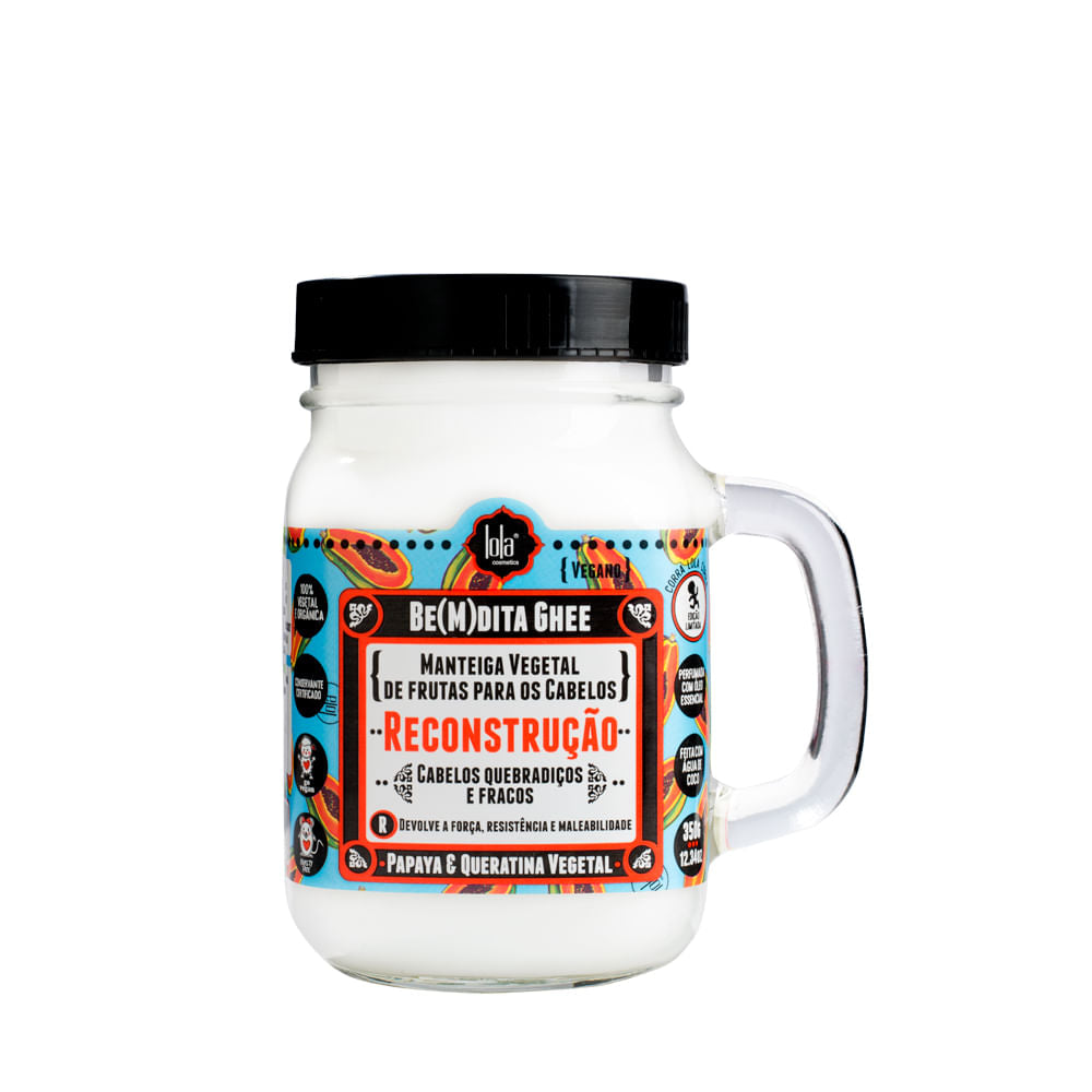 Lola Cosmetics Bedita Ghee Mascarilla Reconstructiva Papaya y Keratina Vegetal 350g — photo produit
