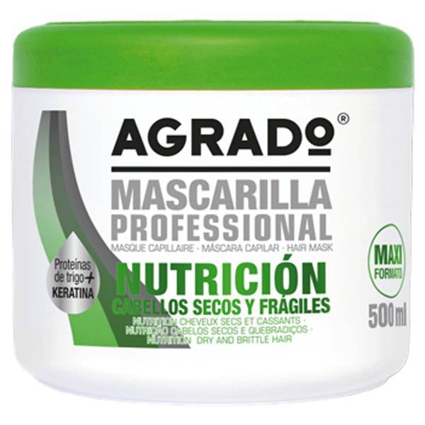 Agrado Mascarilla Nutrición Cabellos Secos y Frágiles 500ml