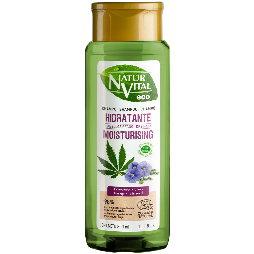 Naturvital Eco Hemp & Flax Hydrating Shampoo 300ml