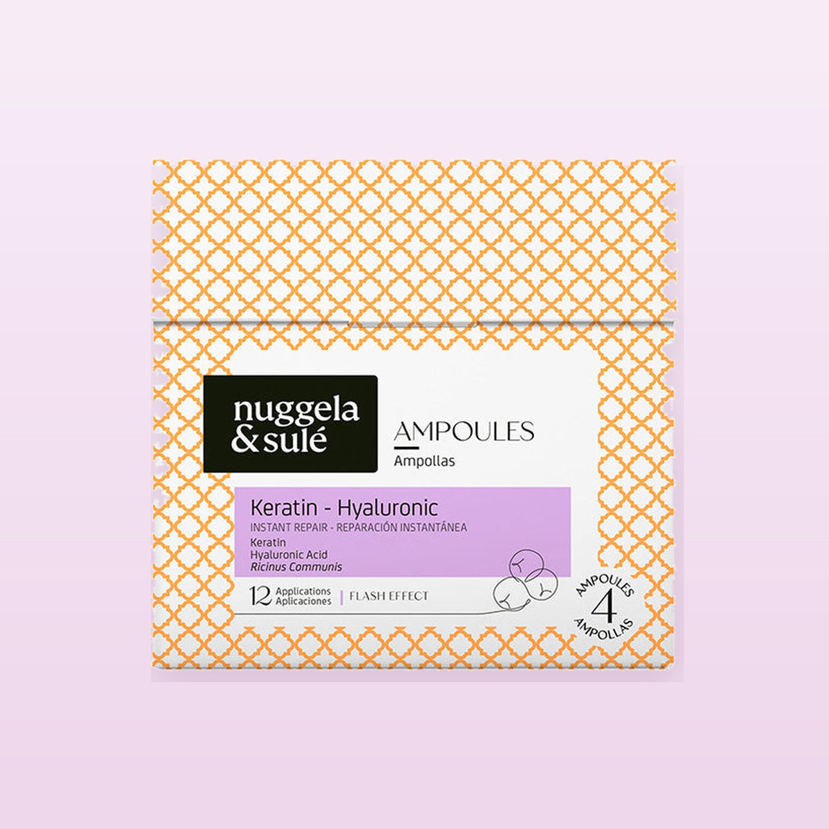 Nuggela & Sulé Keratin Hyaluronic Hair Ampoules 4 pack