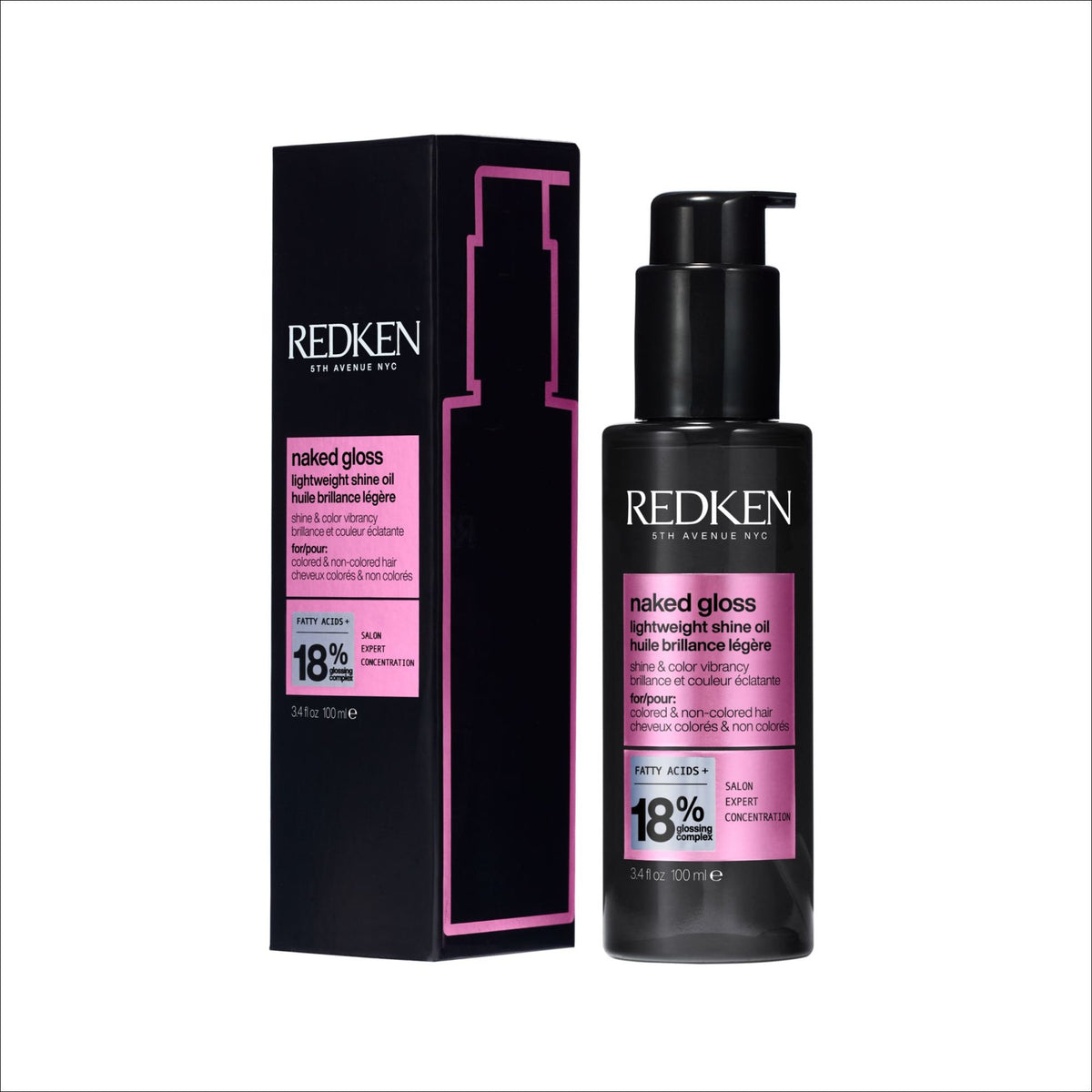 Redken Naked Gloss Lightweight Shine Oil 100ml