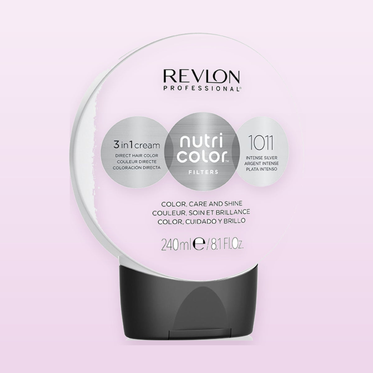 Revlon Professional Nutri Color Filters 1011 240ml on a soft pastel background