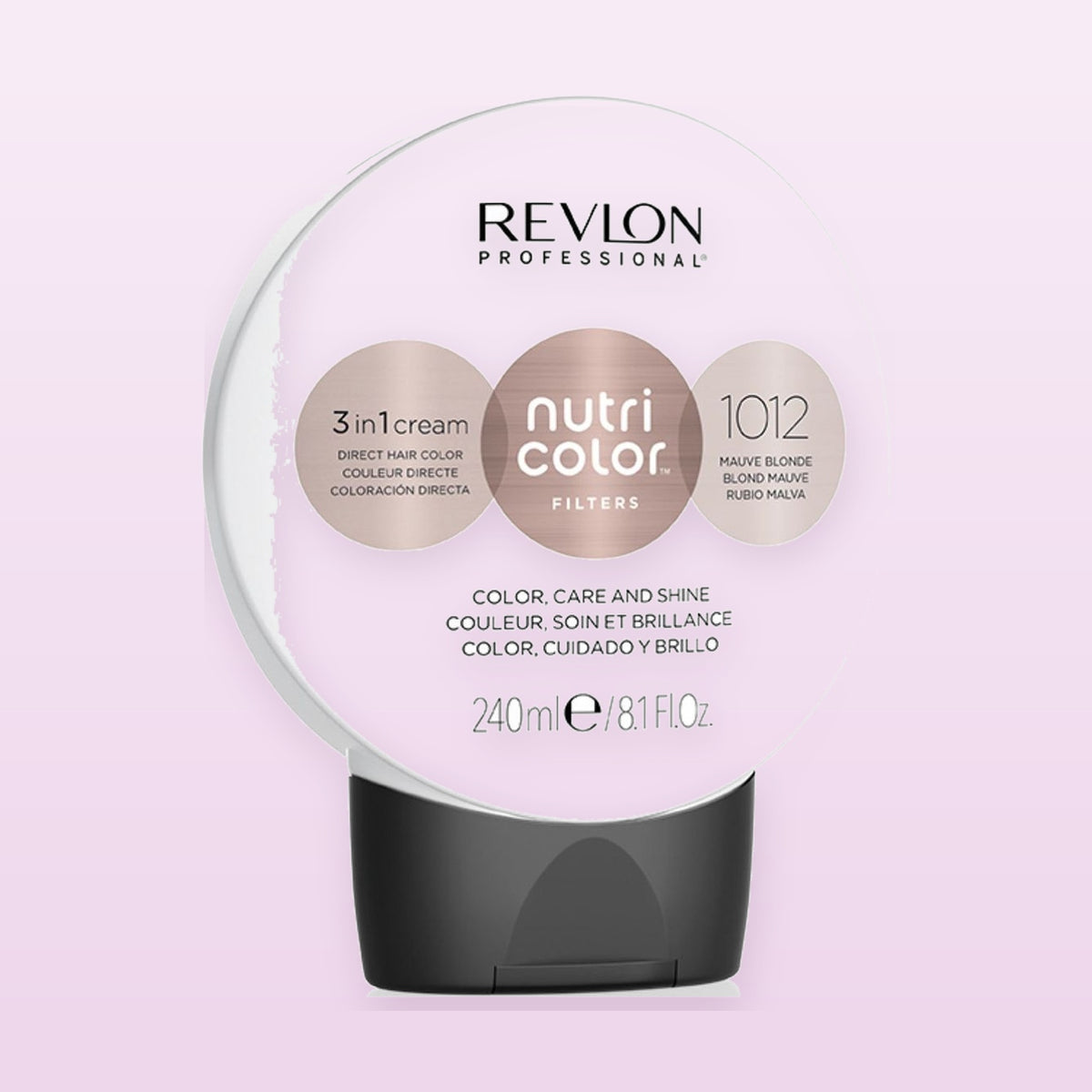 Revlon Professional Nutri Color Filters 1012 240ml on a soft pastel background