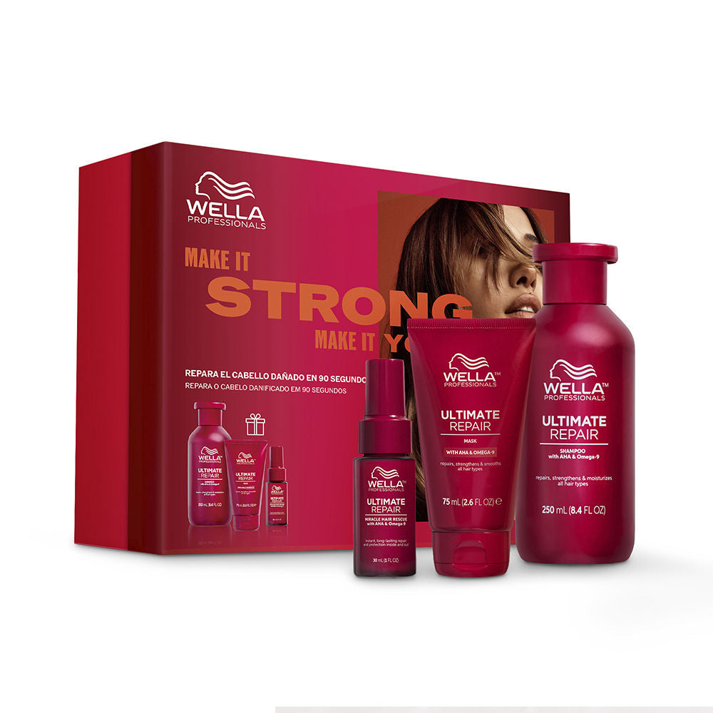 Wella Professionals Ultimate Repair set with shampoo, mask and Miracle Hair Rescue
