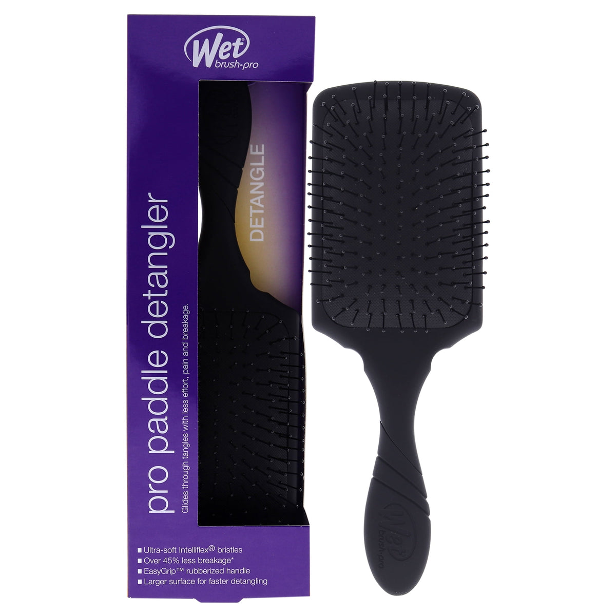 Wet Brush Pro Paddle Detangler Black